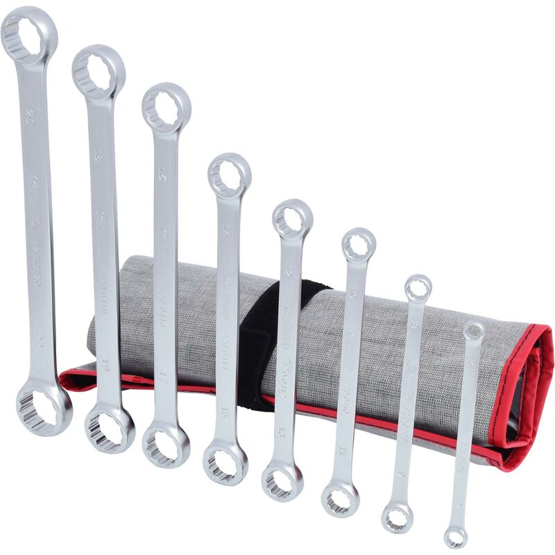 

KS TOOLS Juego de llaves de estrella dobles ULTIMATEplus, rectas, 8 pzs