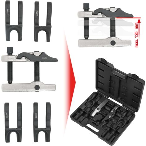 KS Tools Universal Kugelgelenk-Ausdrücker-Satz mit auswechselbaren Gabeln, 7-tlg