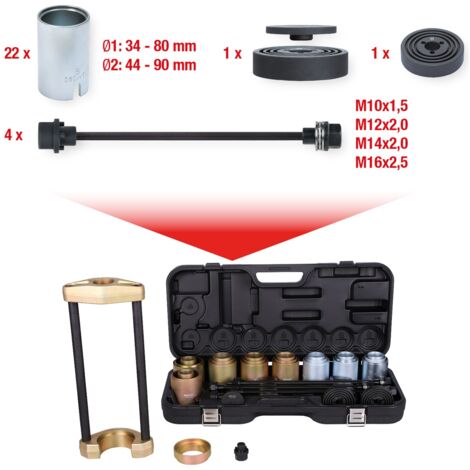 KS Tools Universal-Presswerkzeug-Satz für Achsteile, 38-tlg