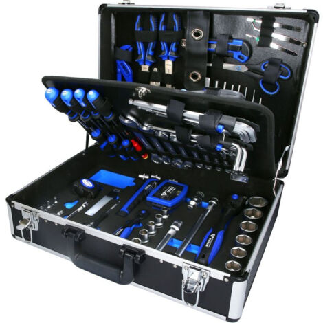 Jeu d'outils 198 pièces en acier carbone, pour automobile