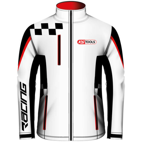 Ks Tools – Veste soft-shell déperlant 100% polyester polaire – Taille S à XXL – 120 g/m² – Confort optimal pour activités extérieures