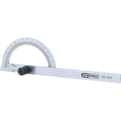KS Tools Winkelgradmesser mit offenen Bogen, 120 mm