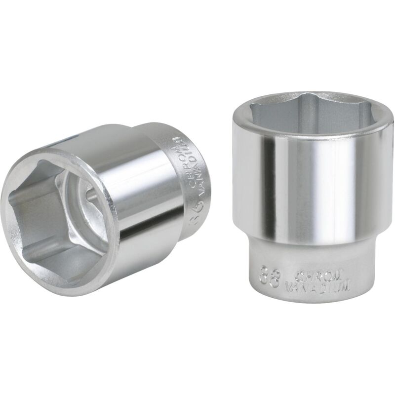 

KS TOOLS 3/4" Llave de vaso hexagonal, corta, 1.1/16