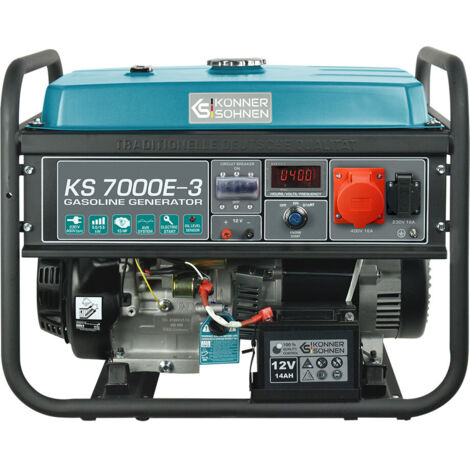 KS7000E-3 Generador de energía Generador de energía de emergencia de gasolina 5500Watt con E-Start