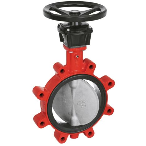 KSB Absperrklappe BOAX-SF, Gewindeflansch Getriebe MA12, PN 10/16 DN 80