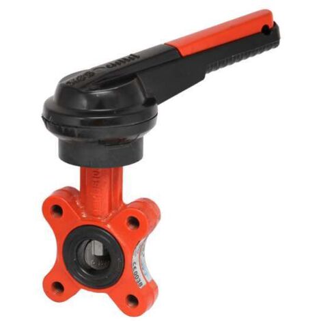 KSB/AMRI Absperrklappe BOAX-SF Handhebel Gewindeflansch PN10/16 DN 25 Nitril 42381843