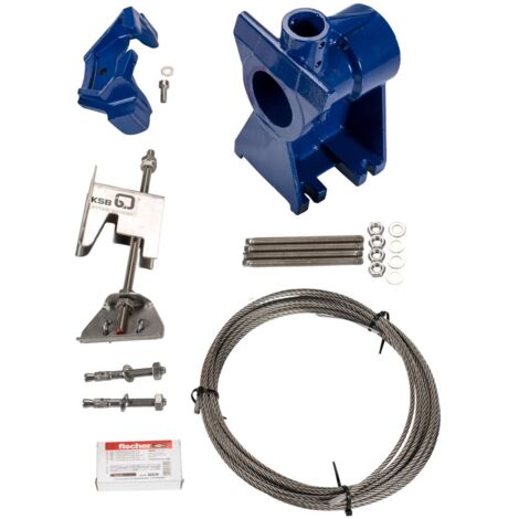 KSB Flanschkrümmer mit Fuss, Seilführung Einbautiefe 4,5m, DN 65 / 2 1/2"