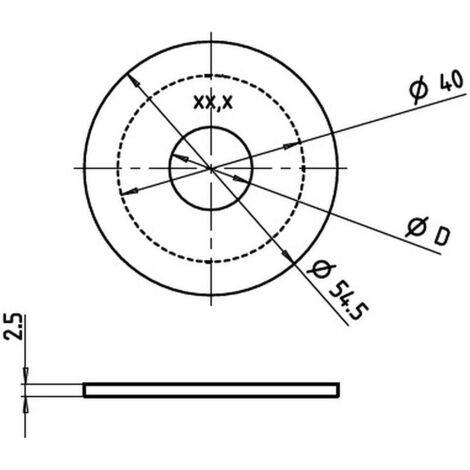 KSB Lochblende Fließdruckreduzierung 2 bar bei 100 l/min