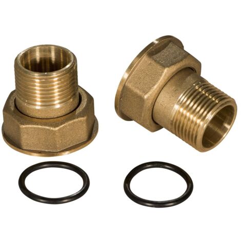 KSB Pumpenverschraubungen Rp 1" A auf G 1 1/4" 2 Stück