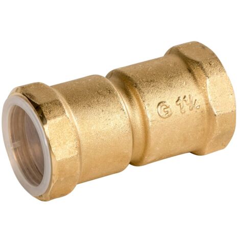 KSB Rückschlagventil aus Messing Doppelmuffe Rp 1 1/4" Innengewinde