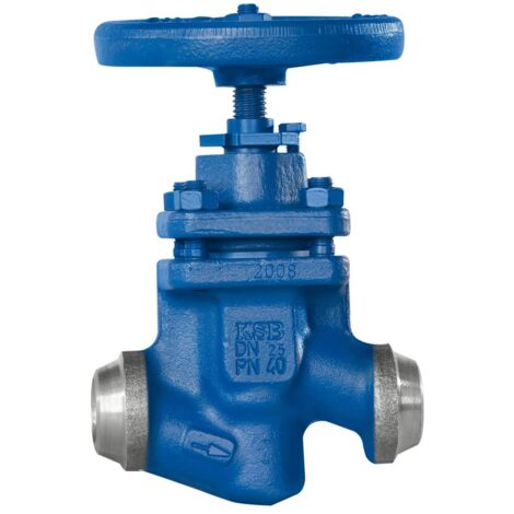 KSB Schweißenden-Absperrventil BOA-HE Gehäuse aus GP 240 GH, PN 25/40 DN 80