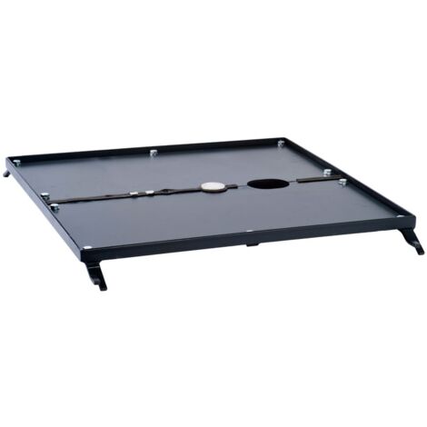 KSB Stahl-Abdeckplatte Form A560 mit Rahmen und Dichtung, 500 x 500mm