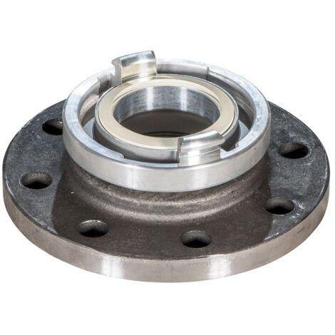 KSB Storz-Festkupplung mit Flansch DN 80 /B75 PN 16 gebohrt, Alu/Stahl