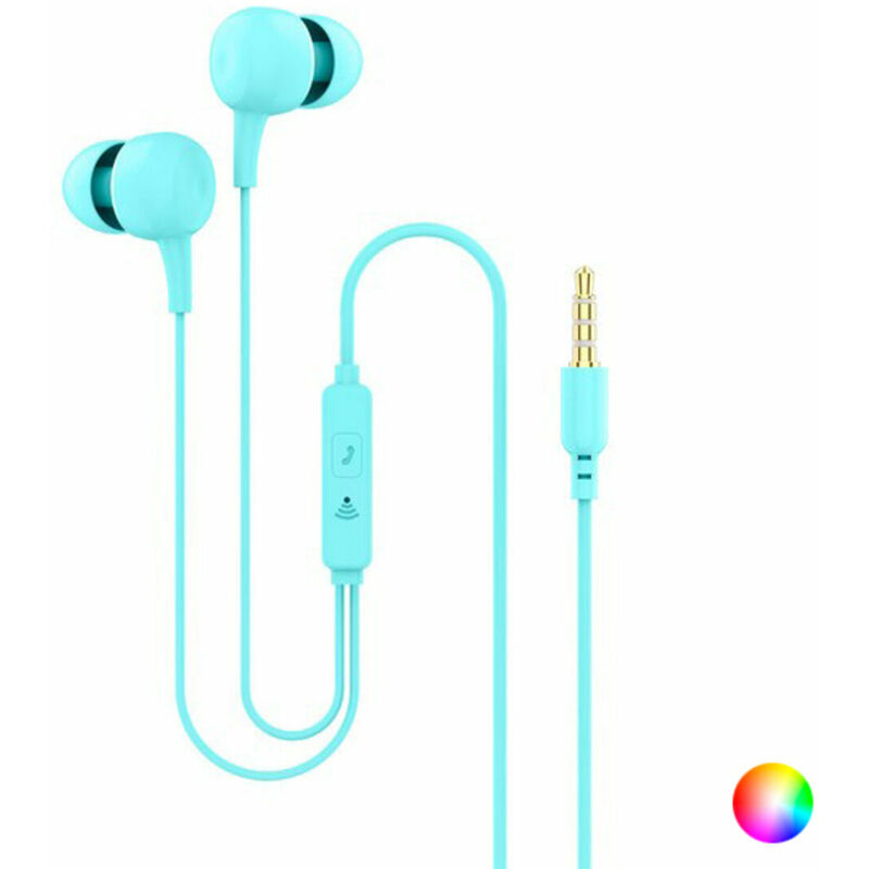 

Auriculares con Micrófono Azul - Ksix