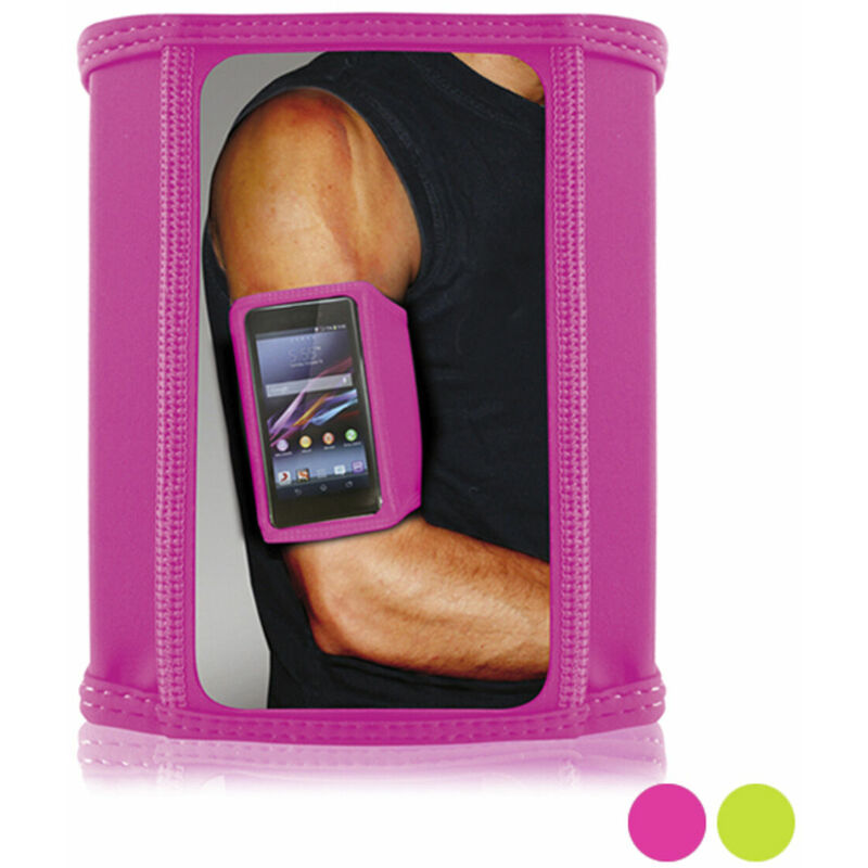 

Brazalete Deportivo T-ARMBAND Licra Talla S Verde - Ksix
