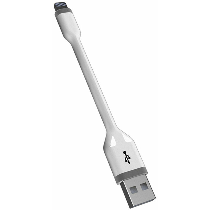 

KSIX Cable USB a Lightning KSIX 10 cm Blanco