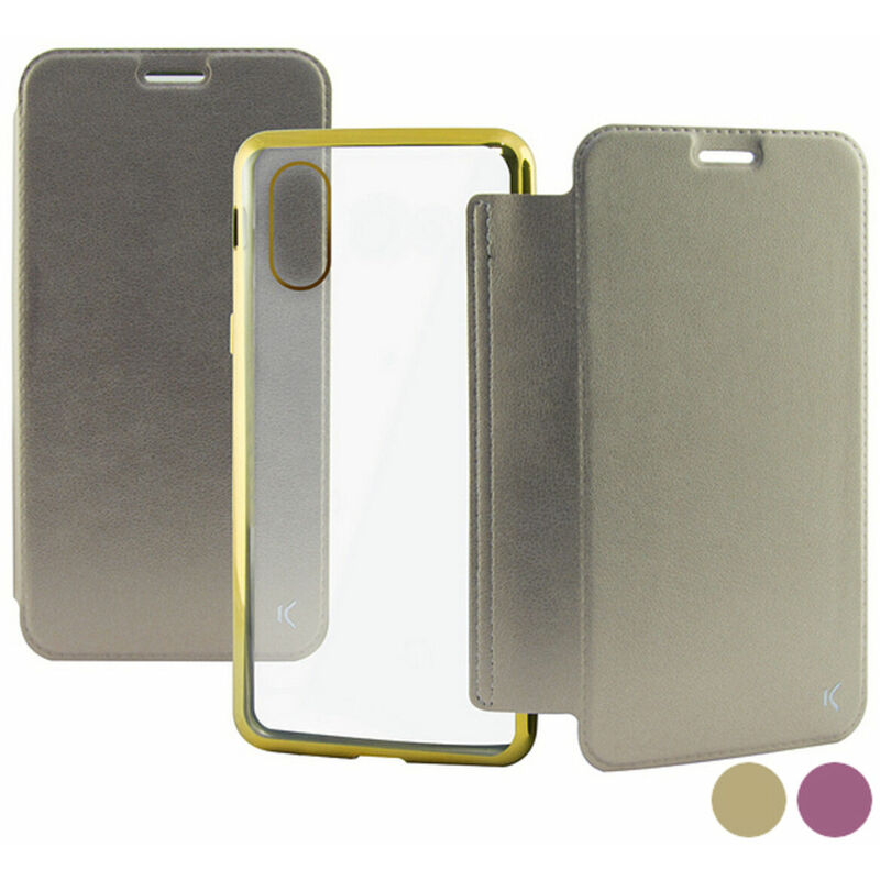 

Funda Folio para Móvil Iphone X/xs Rosa - Ksix