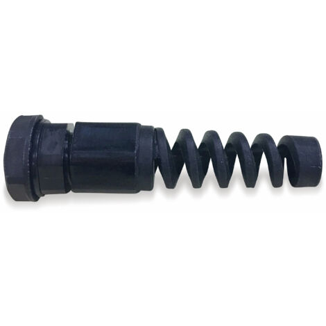 KSS Kabelverschraubung, M16, schwarz, Knickschutz
