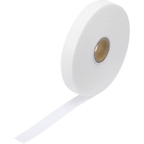 KSS MGTP-20WE Fascette a strappo per raggruppare Lato morbido e lato rigido Bianco 10 m
