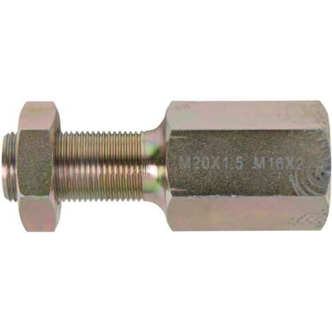 Kstools Adaptador de rosca plateado acero cromo vanadio