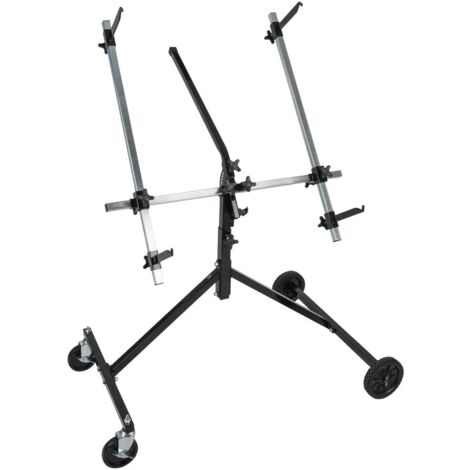 Kstools – Chevalet de carrossier réglable 780mm – Charge max 35kg – 4 roues directionnelles – Pour travaux de peinture et ponçage