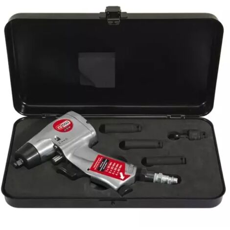 Kstools – Clé à chocs vibrante 1/4'' 10-40Nm – Couple réglable 10-40Nm – Vitesse 7500 Tr/min – Coffret de rangement acier