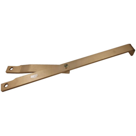 Kstools – Clé à contrepoids pour moyeu de roue – Longueur 620 mm – Acier à outils spécial – Application universelle pour véhicules légers