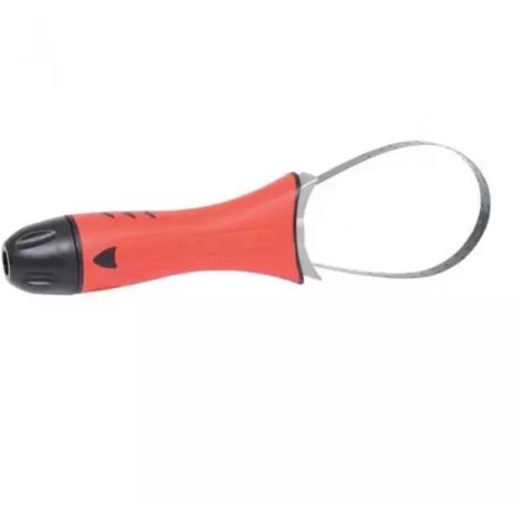 Kstools – Clé de filtre à huile 65 à 105 mm – Sangle en acier martelé – Longueur 540 mm – Pour démontage rapide des filtres