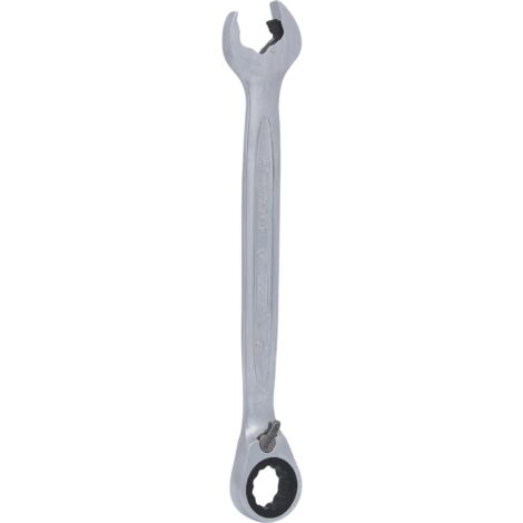 Kstools – Clé mixte à cliquet 15mm – Système réversible – Mécanisme FlankTraction – Accès facile dans espaces confinés – Acier chrome vanadium