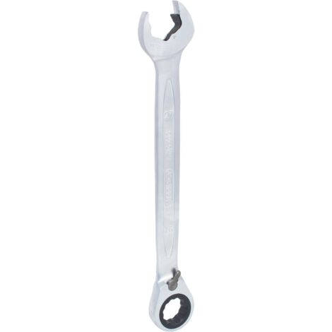 Kstools – Clé mixte à cliquet 27 mm – Système FlankTraction – Mécanisme réversible 72 dents – Acier chrome vanadium – Design ergonomique