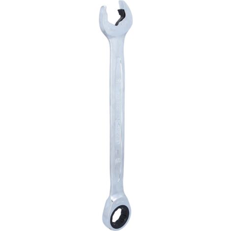 Kstools – Clé mixte à cliquet 30 mm – 72 dents – Longueur 396 mm – Système FlankTraction – Fourche inclinée 15° pour espaces restreints