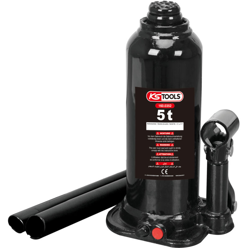 Cric bouteille, capacité 5 Tonnes - 160.0352 - Kstools