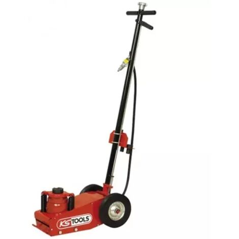 Kstools – Cric court hydro-pneumatique 35 tonnes – Hauteur mini 250 mm, maxi 538 mm – Pression 7 Bar – Course vérin 133 mm