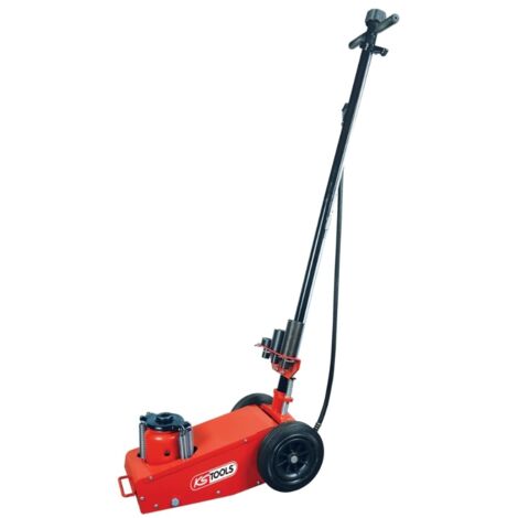 Kstools – Cric hydropneumatique 22t – Capacité de levage 22 tonnes – Hauteur max 450 mm – Vérin performant avec soupape de surcharge