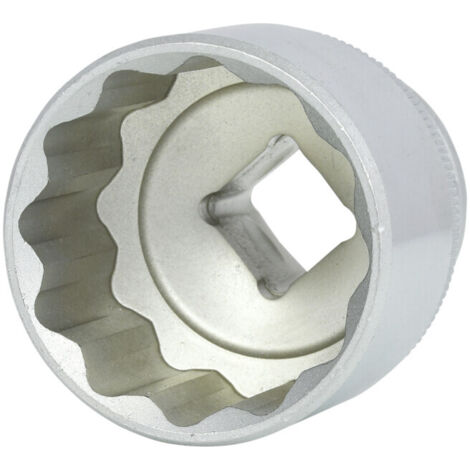 Kstools – Douille 1/2' 12 pans – Système FlankTraction – Normes DIN 3124 et ISO 2725-1 – Acier chromé vanadium – Longueur 45mm – Profondeur 23mm