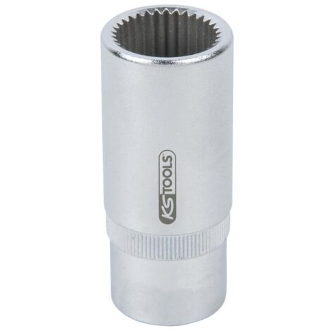 Kstools – Douille 1/2' pour pompe à injection – Longueur 56mm – Diamètre 24mm – Acier chrome vanadium – Compatible moteurs diesel Mercedes