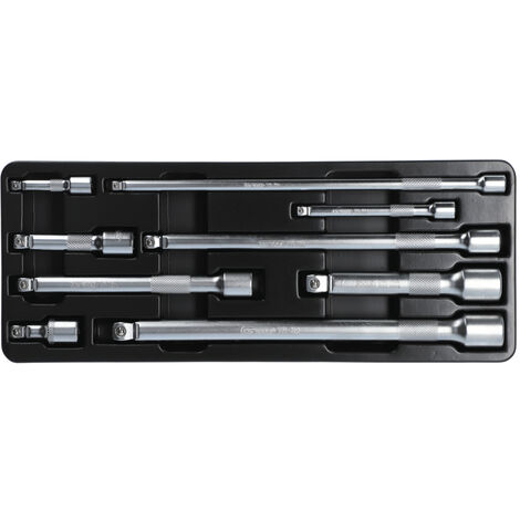 Kstools – Jeu de 9 rallonges articulées 1/4'' – 3/8'' – 1/2'' – Accès optimal dans espaces restreints – Pour travaux mécaniques