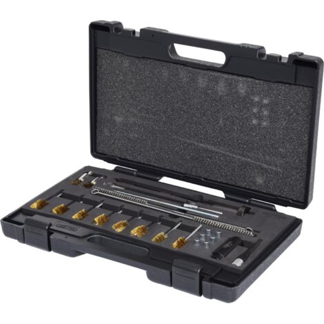 Kstools – Kit de nettoyage puits d'injection 23 pcs – Accessoires pour entretien moteur – Nettoyage efficace injecteurs – Compatible véhicules