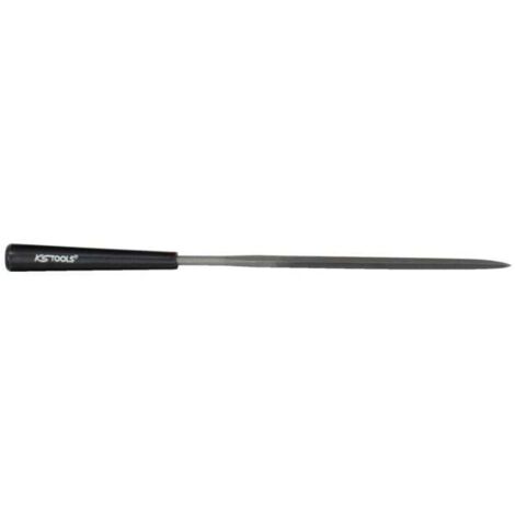 Kstools – Lime aiguille triangulaire extra-fine 145mm – Acier spécial pour mécanique de précision – Grain fin pour finitions détaillées