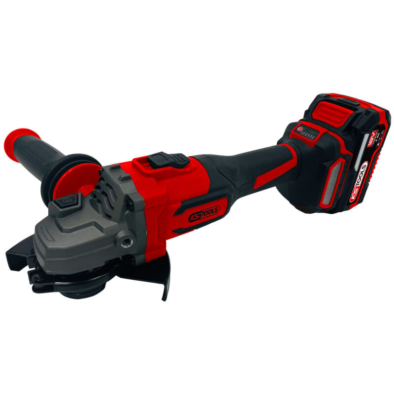 Meuleuse angulaire sur batterie - meuleuse sans fil brushless - Puissance 18 v - 1,8 kg sans batterie - 515.4735F - Ks Tools