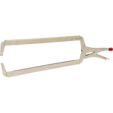 Kstools – Pince étau ajustable 610 mm – Acier nickelé et chrome-molybdène – Mâchoires forgées pour maintien sécurisé – Soudage de profils encombrants