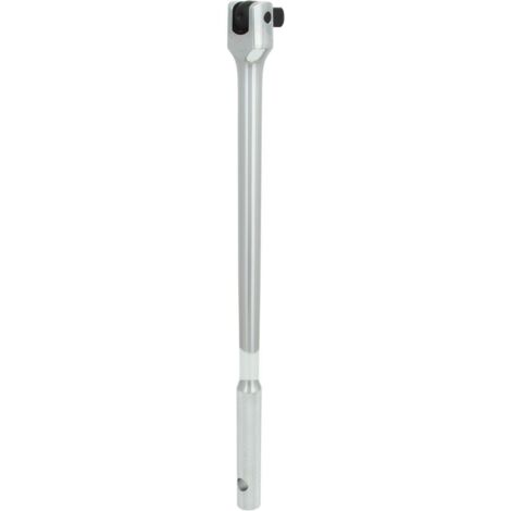 Kstools – Poignée articulée longue 1/2' CHROMEplus – Acier Chrome Vanadium – 360mm – Épargne clé dynamométrique – Pour endroits difficiles d'accès