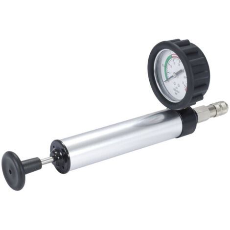 Kstools – Pompe manuelle pour contrôleur de système de refroidissement 2,5bar – Soupape de décharge – Acier spécial – Usage professionnel - 36psi