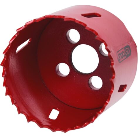 Kstools – Scie cloche HSS 54 mm – Pour métaux jusqu'à 700 N/mm² – Profondeur de coupe 38 mm – Denture à hauteur variable