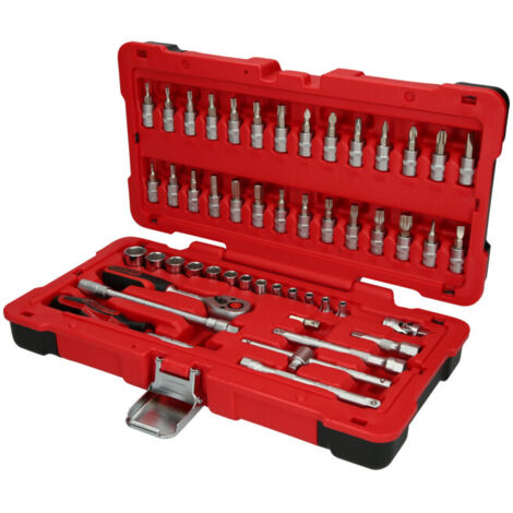 Kstools Set complet de douilles 50 pièces finition matte