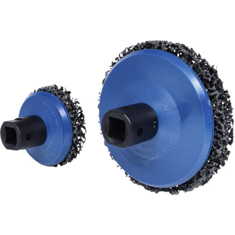 Kstools – Set de nettoyage moyeu roues 2 pcs Ø65/105mm – Pour nettoyage moyeux et disques de freins – Compatible clés à chocs – Capacité 50 véhicules