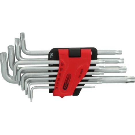 KS TOOLS KSTOOLS Set di 10 chiavi Torx maschio angolate - 151.4880