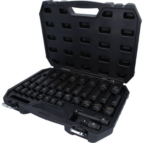 KSTOOLS Set di bussole a cricchetto 1/2", corte e lunghe, 40 pezzi - 515.0065
