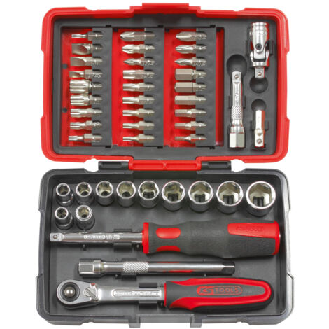KSTOOLS-Steckschlüsselsatz - 44 Stück 1/4 - 922.0644