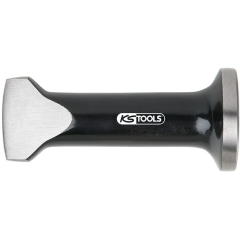 Kstools – Tas enclume 125mm – Surface bombée et poncée – Pour travaux de métallurgie – Manche métallique – Matériau rectifié poli